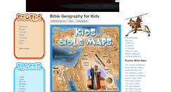 Desktop Screenshot of kidsbiblemaps.com