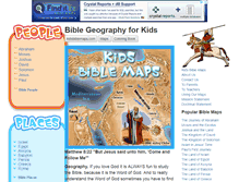 Tablet Screenshot of kidsbiblemaps.com